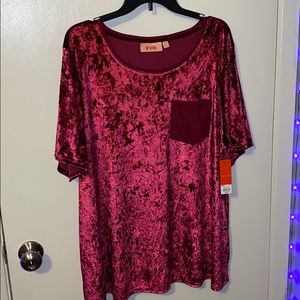 EVRI velvet shirt